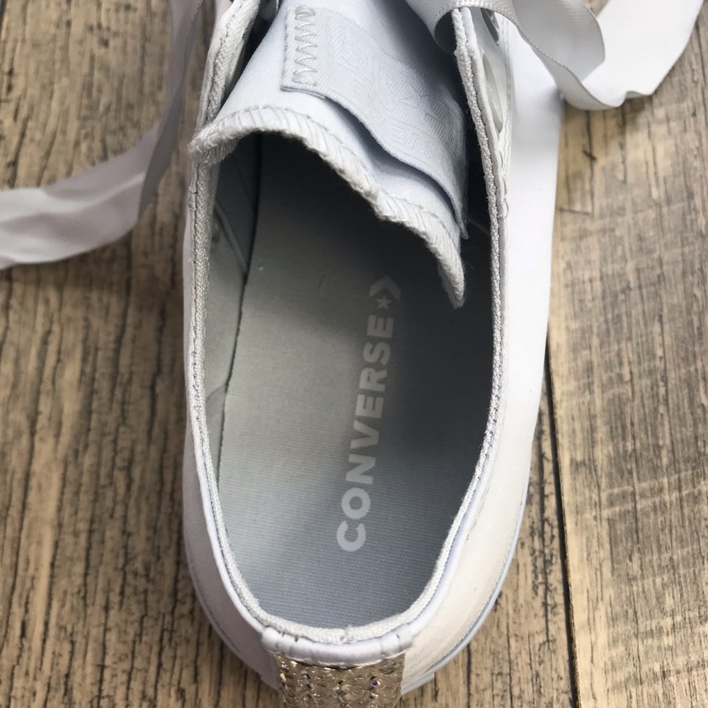 Conv&Swarovski Crystal CT OX Big Eyelet Pure Plat - Picture 7 of 8